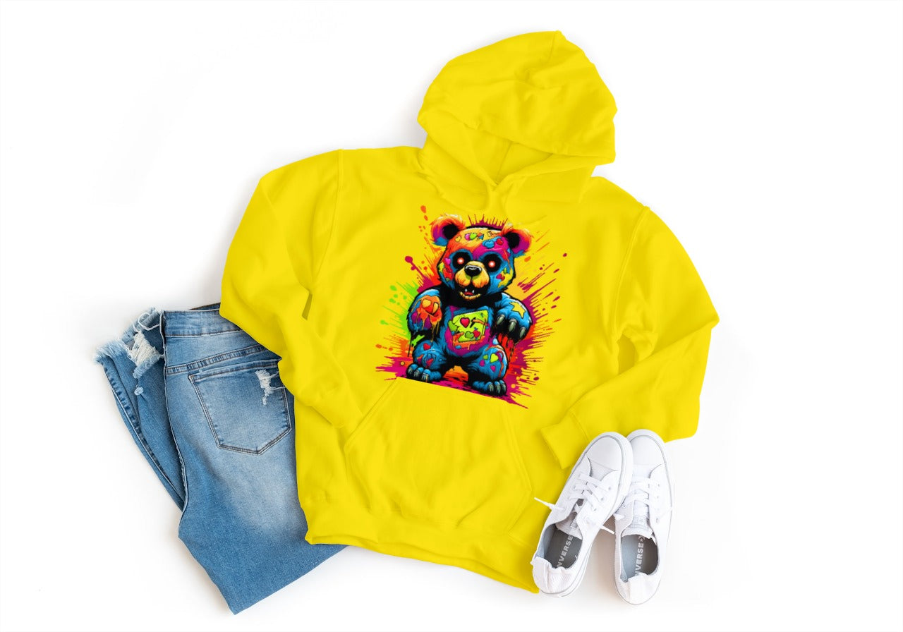 Zombie Teddy Bear Hoodie