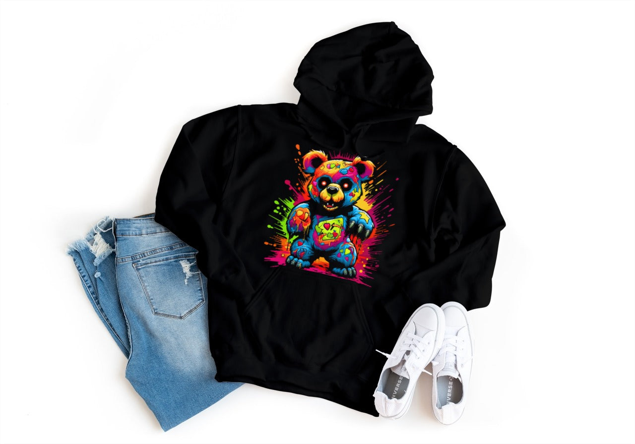 Zombie Teddy Bear Hoodie