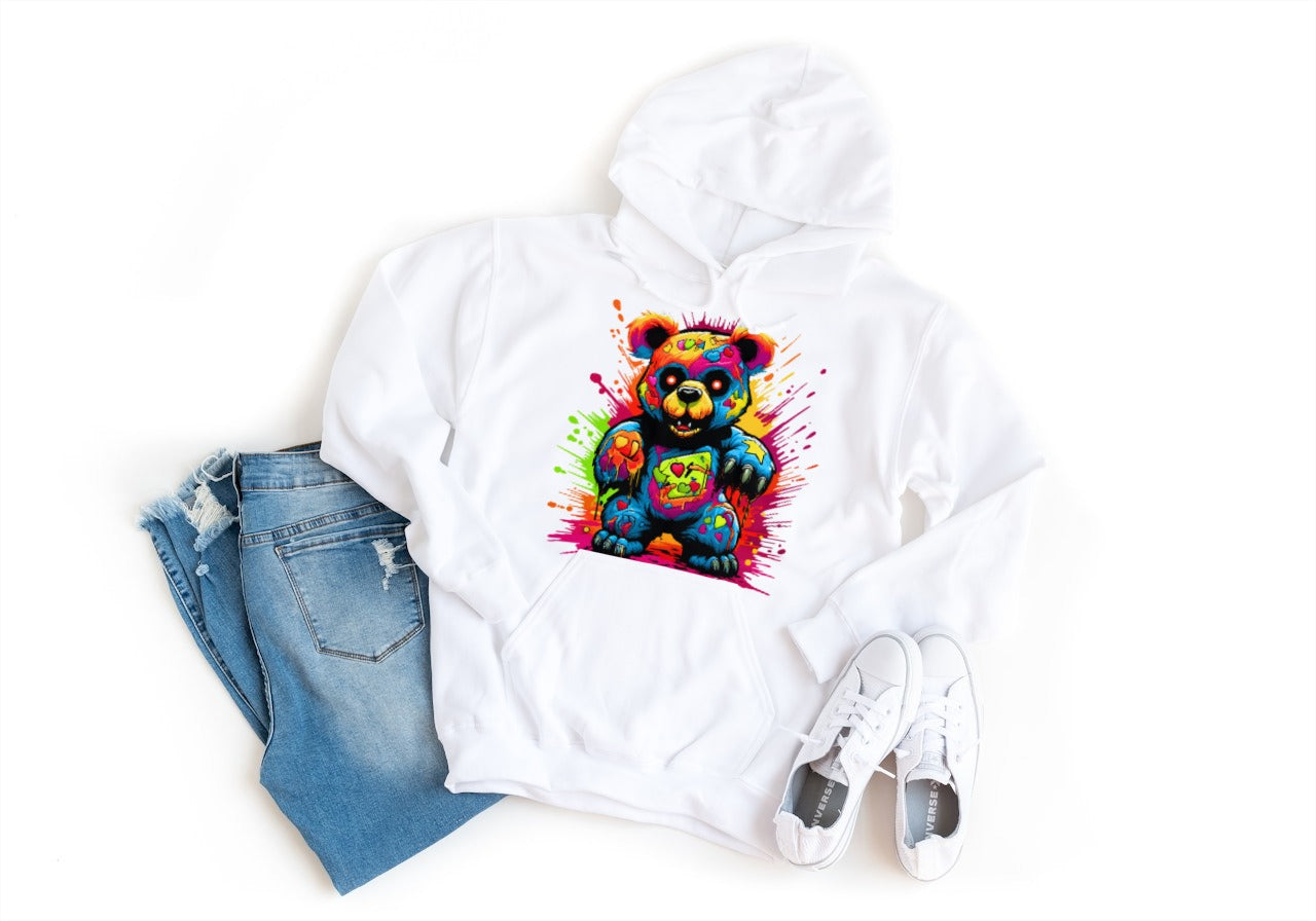 Zombie Teddy Bear Hoodie